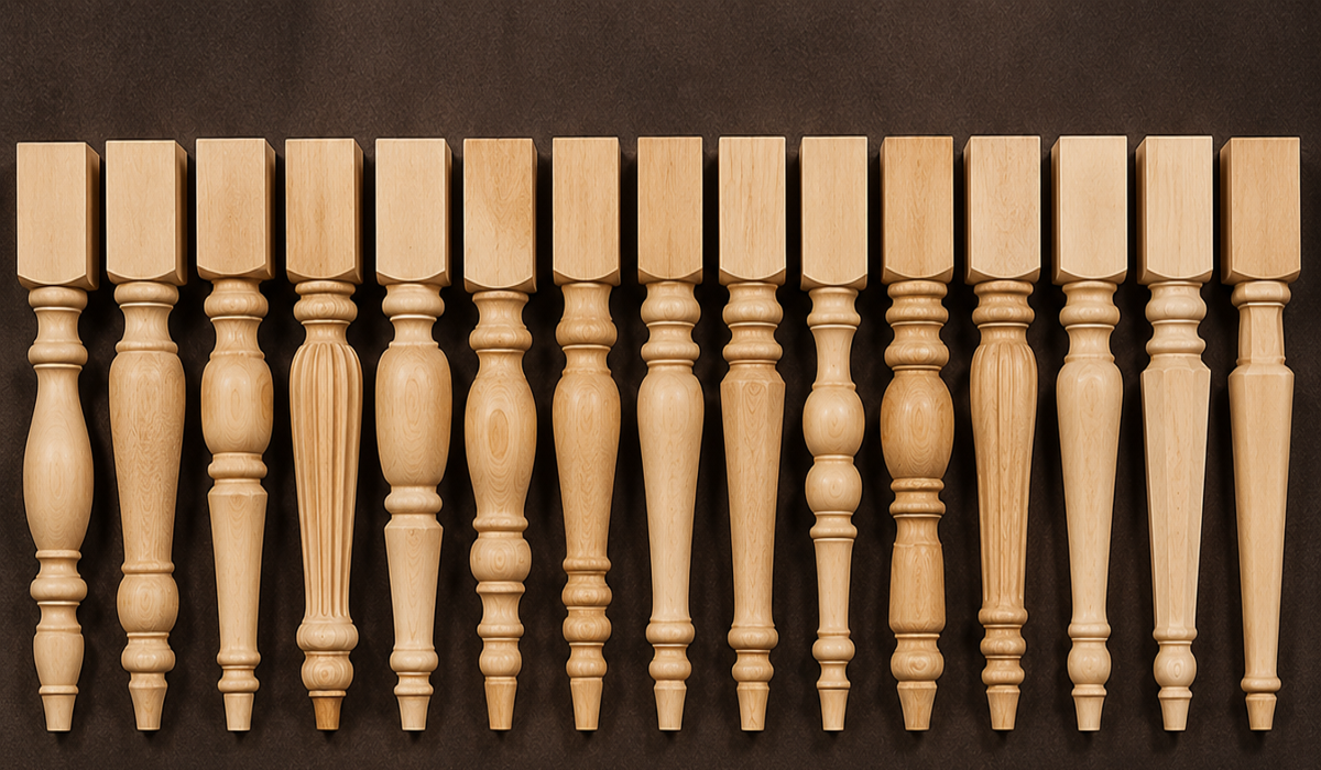 Wooden Bed Legs